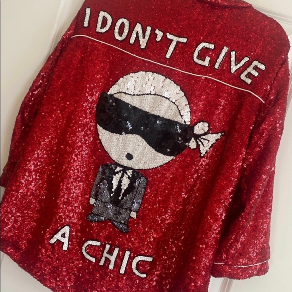 House of Muamua “I don’t give a chic” jacket size Medium